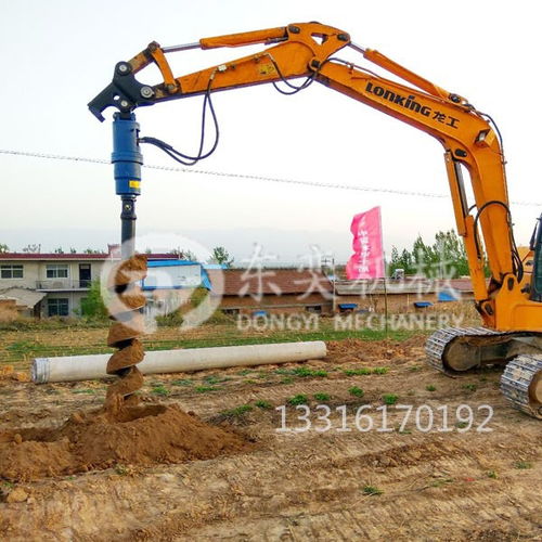 革新绿化与基建效率 液压螺旋钻孔机与其他工程机械的协同应用